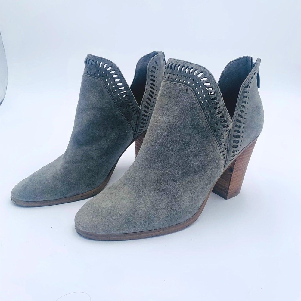 Vince Camuto Grey Women's Heeled Booties Size 8